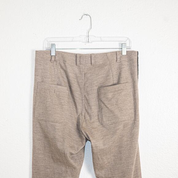 YANTOR Japan Small Wool Trouser Pants in Khaki Beige - Picture 5 of 11